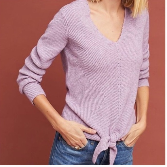 Anthropologie Sweaters - Anthropologie Moth Freeport Tie Sweater XL